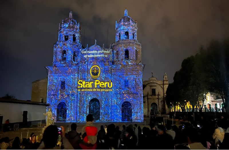 Aerolinea Star Perú promueve el arte y auspicia la obra “Yuragachi Cajamarca Iluminada”